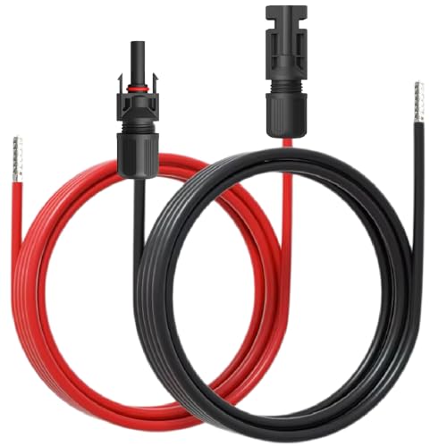 NAUCI Solar Verlängerungskabel für Solarpanel - Solarkabel mit Verbindungskabel - PV-Stecker - Kabel 4mm² / 6mm² - Solarstecker, Steuersatz:0% gem. § 12 Abs. 3 UStG, Kabellänge:2X 8M 6mm² NAUCI Solar Verlängerungskabel für Solarpanel - Solarkabel mit Verbindungskabel - PV-Stecker - Kabel 4mm² / 6mm² - Solarstecker, Steuersatz:0% gem. § 12 Abs. 3 UStG, Kabellänge:2X 8M 6mm² von NAUCI