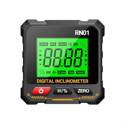 Digitales Winkelmessgerät mit Magnetfuß & Hintergrundbeleuchtung - 4-seitiges starkes magnetisches Winkelmessgerät, Winkelmesser Neigungsmesser Winkelwürfel Level Werkzeug für Holzbearbeitung Digitales Winkelmessgerät mit Magnetfuß & Hintergrundbeleuchtung - 4-seitiges starkes magnetisches Winkelmessgerät, Winkelmesser Neigungsmesser Winkelwürfel Level Werkzeug für Holzbearbeitung von NAUXIU