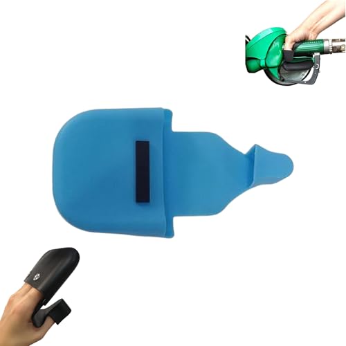 NAUXIU Tankhandschuh,Practical Silicone Tank Gloves,Reusable Portable Silica Gel Tank Gloves,Protects Hands From Dirty Gas Station Handles and Keyboards, Durable and Universal,Secure Grip,Washable-C von NAUXIU