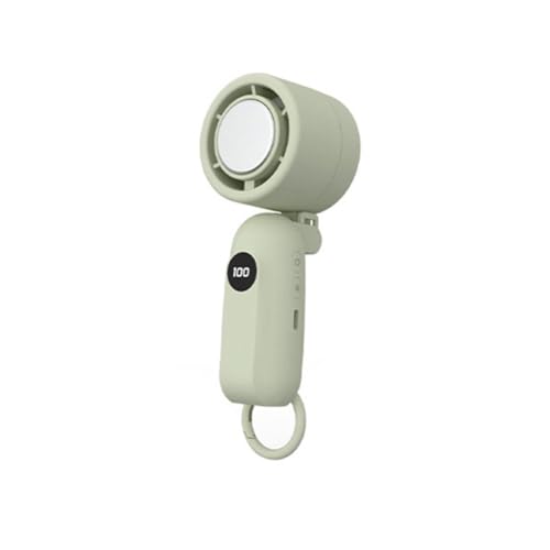 NAUXIU Tragbarer Handventilator Turbo für Reisen, Mini-persönliche, wiederaufladbare Ventilatoren, faltbarer Ventilator Hand mit Turbo-Ventilator f Cooling Tech von NAUXIU