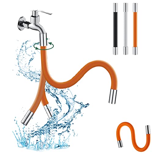 Universal Foaming Extension Tube,wasserhahnverlängerungen,wasserhahn Verlängerung Silikon,faucet Extender,360 Degree Free Bending Faucet Lengthening Extender,wassersparvorrichtung Für Küche Bad von NAUXIU