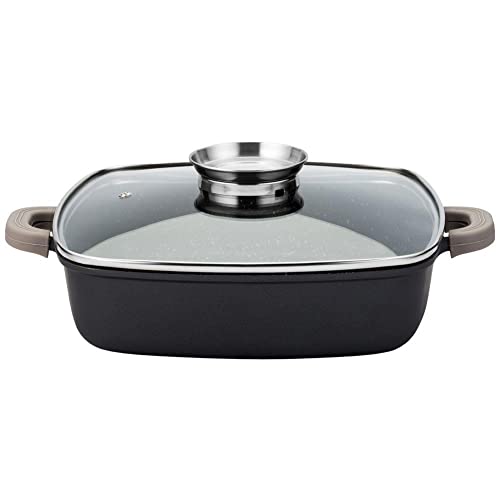 NAVA Bratentopf Schmortopf Kochtopf mit Granitbeschichtung FUNTZIO quadratisch 28 cm | 4,7 l NAVA Bratentopf Schmortopf Kochtopf mit Granitbeschichtung FUNTZIO quadratisch 28 cm | 4,7 l von NAVA