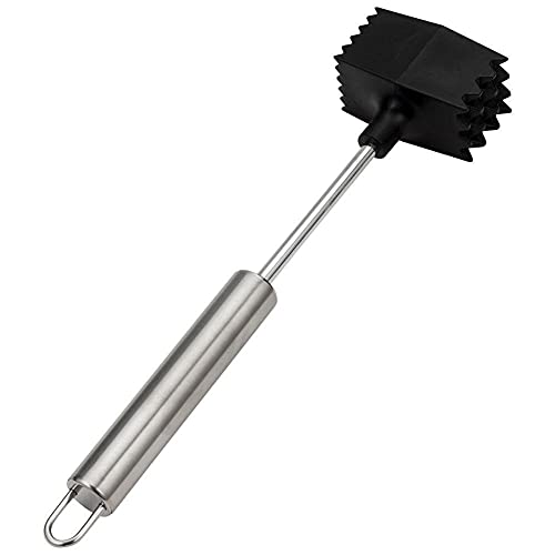 NAVA Fleischhammer | Fleischklopfer | Doppelseitig zur Fleischbearbeitung zum Zartmachen von Fleisch NAVA Fleischhammer | Fleischklopfer | Doppelseitig zur Fleischbearbeitung zum Zartmachen von Fleisch von NAVA