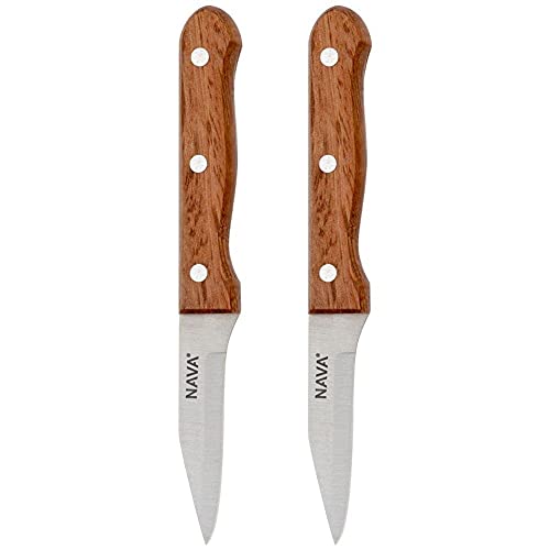 NAVA Küchenmesser | 18,5 cm 2er Set | Schälmesser Präzis von NAVA