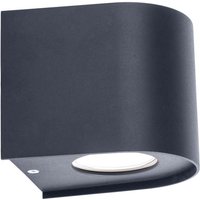 Naeve ALECTO LED Outdoor Up Down Wandleuchte Schwarz 3000K IP54 von NAVE