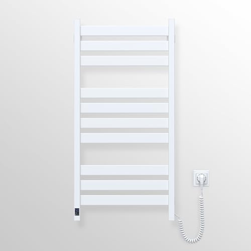 Elektrischer Handtuchhalter White Velvet Largo 500x1000 mit Sensor Rechts - Elegante Weiße Oberfläche, Elektrische Badheizung, Langlebig und Beständig, mit Sanfter und Glatte Haptik Elektrischer Handtuchhalter White Velvet Largo 500x1000 mit Sensor Rechts - Elegante Weiße Oberfläche, Elektrische Badheizung, Langlebig und Beständig, mit Sanfter und Glatte Haptik von NAVIN