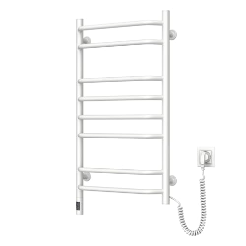 NAVIN Blues 480х800 Sensor | Elektrischer | Handtuchheizkörper | Sensorregler mit Timer | Wandmontage | Farbe - Weiß | Rechtes Stromkabel NAVIN Blues 480х800 Sensor | Elektrischer | Handtuchheizkörper | Sensorregler mit Timer | Wandmontage | Farbe - Weiß | Rechtes Stromkabel von NAVIN