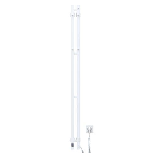 NAVIN Elektrischer Handtuchtrockner Silouette Quadro 90x1500 mit Sensorsteuerung - Weiß aus hochwertigem Kohlenstoffstahl mit Pulverbeschichtung - Ideal für Enge Räume und Nischen NAVIN Elektrischer Handtuchtrockner Silouette Quadro 90x1500 mit Sensorsteuerung - Weiß aus hochwertigem Kohlenstoffstahl mit Pulverbeschichtung - Ideal für Enge Räume und Nischen von NAVIN