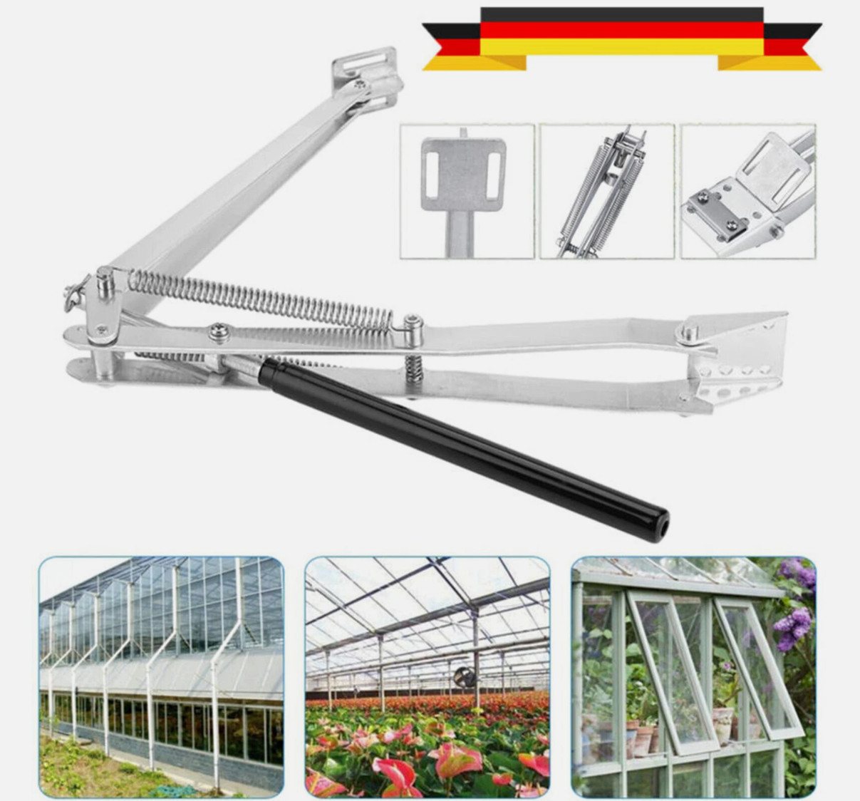 NAVPLUS Gewächshaus Fensteröffner Automatischer Fensteröffner Hubkraft: max. 14 kg NAVPLUS Gewächshaus Fensteröffner Automatischer Fensteröffner Hubkraft: max. 14 kg von NAVPLUS