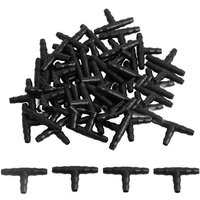 Naxunnn - 100 Stück T-Rohrverschraubung 4/7 mm, T-Verbindung, PVC-Anschluss, Bewässerung, Tropfzerstäubungsdüse, Mikro-Sprühbewässerungsverbindung Naxunnn - 100 Stück T-Rohrverschraubung 4/7 mm, T-Verbindung, PVC-Anschluss, Bewässerung, Tropfzerstäubungsdüse, Mikro-Sprühbewässerungsverbindung von NAXUNNN