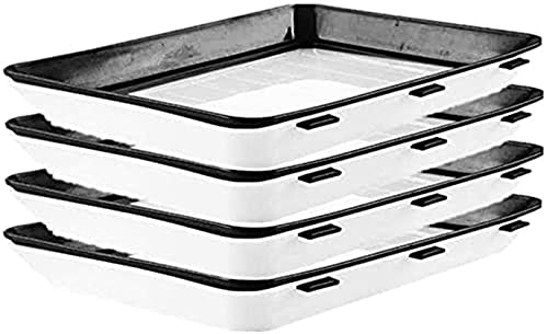 NAY Nalakey Frischhaltebox Kreative Aufbewahrungsschale Lebensmittelkonservierungsschale Lebensmittelbehälter mit Kunststoffdeckel für Gemüse,Obst,Fleisch,Küche,Schule (Schwarz-4pcs) von NAY