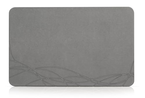 NAYAHOSE Badematte Stein Super Saugfähig, Stone Bath Mat, Kieselgur Natürlich Stein Badematte 60x39cm rutschfest, Duschvorleger Badvorleger Schnell Trocknend NAYAHOSE Badematte Stein Super Saugfähig, Stone Bath Mat, Kieselgur Natürlich Stein Badematte 60x39cm rutschfest, Duschvorleger Badvorleger Schnell Trocknend von NAYAHOSE