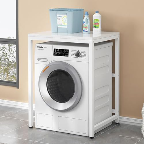 NAZHPO Waschmaschinenregal Waschtisch Badezimmer Einlagiges Lagerregal Multifunktionales Lagerregal Freistehendes über Waschmaschinen-Organizer-Regal B, 70 * 60 * 95CM von NAZHPO