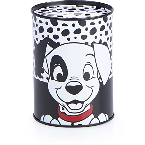 Dalmations Spardose aus versiegeltem Metall, klein, 10 x 8 cm, Weiß / Schwarz Dalmations Spardose aus versiegeltem Metall, klein, 10 x 8 cm, Weiß / Schwarz von NAZUSA