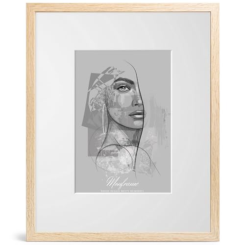 NB Akzent Bilderrahmen Sonoma Eiche mit Passepartout 25x25 cm - Rahmengröße 30x30 cm - Chloe 20 mm MDF Holzrahmen - Acrylglas NB Akzent Bilderrahmen Sonoma Eiche mit Passepartout 25x25 cm - Rahmengröße 30x30 cm - Chloe 20 mm MDF Holzrahmen - Acrylglas von NB Akzent