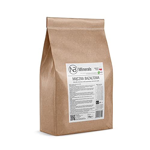 NB Minerals Basaltmehl Urgesteinsmehl Basalt Powder Vulkanstaub Mineraldünger Dünger 10kg von NB Minerals