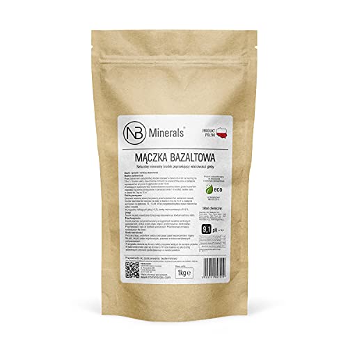 NB Minerals Basaltmehl Urgesteinsmehl Basalt Powder Vulkanstaub Mineraldünger Dünger 1kg von NB Minerals