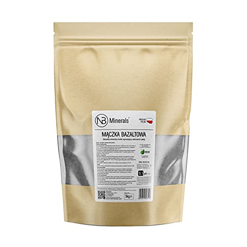 NB Minerals Basaltmehl Urgesteinsmehl Basalt Powder Vulkanstaub Mineraldünger Dünger 5kg von NB Minerals