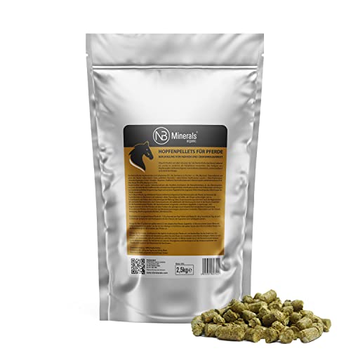 NB Minerals Hopfenpellets für Pferde - beruhigung von Nerven und übererregbarkeit 2,5kg von NB Minerals