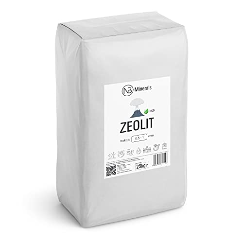 Zeolith 0,5-1 mm Naturprodukt hoher Klinoptilolith Gehalt - 25kg von NB Minerals