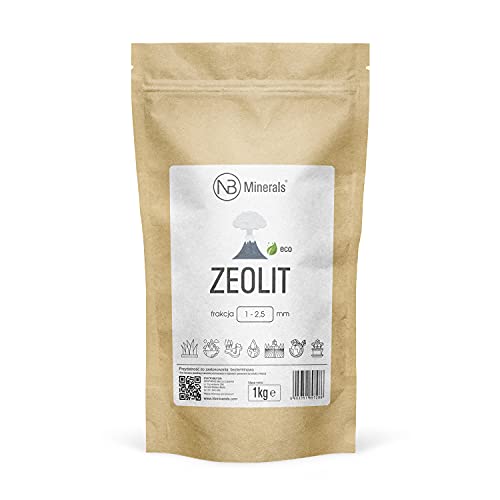 Zeolith 1-2,5 mm Naturprodukt hoher Klinoptilolith Gehalt - 1kg von NB Minerals
