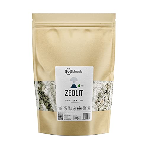 Zeolith 2,5-5 mm Naturprodukt hoher Klinoptilolith Gehalt - 3kg Zeolith 2,5-5 mm Naturprodukt hoher Klinoptilolith Gehalt - 3kg von NB Minerals