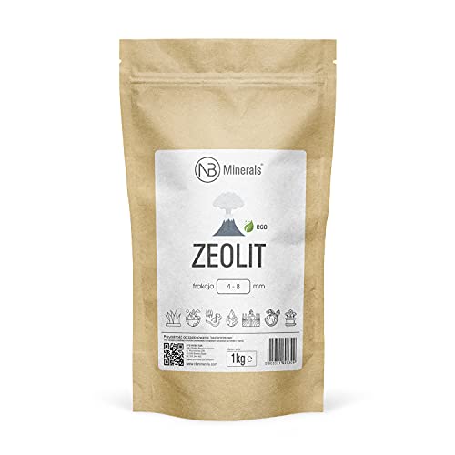 Zeolith 4-8 mm Naturprodukt hoher Klinoptilolith Gehalt - 1kg von NB Minerals