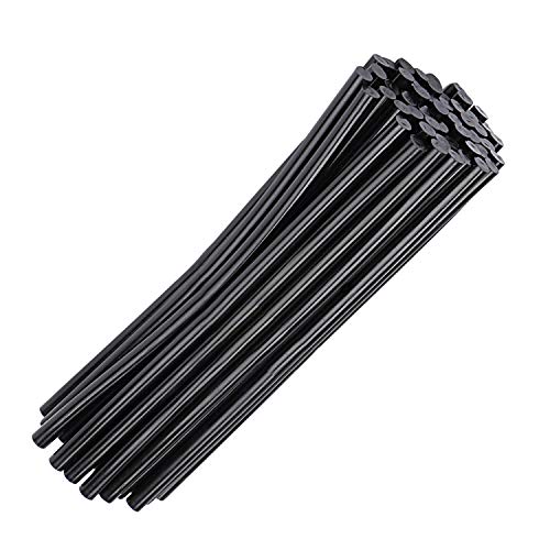 Klebesticks Heißklebesticks 40PCS Schwarz Schmelzklebesticks 11 x 270 mm für Hobbyhandwerk, Holzbearbeitung, Karosserie-Dellenreparaturentferner von NB