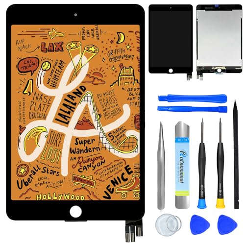 NB+ Touchscreen LCD iPad Mini 5 Ersatz für Apple iPad Mini 2019 7,9 Zoll 5. Generation LCD Display Einheit Digitizer Frontglas Scheibe mit Werkzeug (Schwarz) von NB+