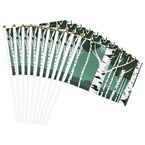 Birkenbäume Druck Erleichterung Handheld Flagge Leichte Parade Home Decor Events Vielseitige Verwendung Birkenbäume Druck Erleichterung Handheld Flagge Leichte Parade Home Decor Events Vielseitige Verwendung von NBAGHPQ
