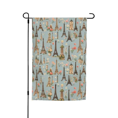 Blume Paris Eiffelturm Druck Verschiedene Flaggen Gartenflagge Outdoor Flagge Hofdekoration für Terrasse Veranda oder Rasen Flagge Blume Paris Eiffelturm Druck Verschiedene Flaggen Gartenflagge Outdoor Flagge Hofdekoration für Terrasse Veranda oder Rasen Flagge von NBAGHPQ