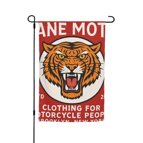 Bold Tiger Des Print Verschiedene Flaggen Gartenflagge Outdoor Flagge Hofdekoration für Terrasse Veranda oder Rasen Flagge Bold Tiger Des Print Verschiedene Flaggen Gartenflagge Outdoor Flagge Hofdekoration für Terrasse Veranda oder Rasen Flagge von NBAGHPQ