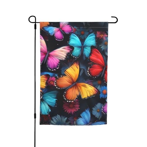 Dancing Butterfly Print Verschiedene Flaggen Gartenflagge Outdoor Flagge Hofdekoration für Terrasse, Veranda oder Rasen Flagge Dancing Butterfly Print Verschiedene Flaggen Gartenflagge Outdoor Flagge Hofdekoration für Terrasse, Veranda oder Rasen Flagge von NBAGHPQ
