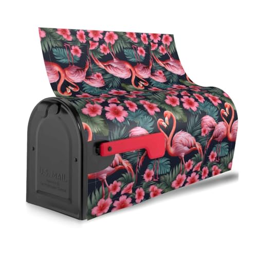 Flamingo Love Flowers Print Charming Waterproof Magnetic Mailbox Cover Cute Decor Mailbox Wraps for Standard Flamingo Love Flowers Print Charming Waterproof Magnetic Mailbox Cover Cute Decor Mailbox Wraps for Standard von NBAGHPQ