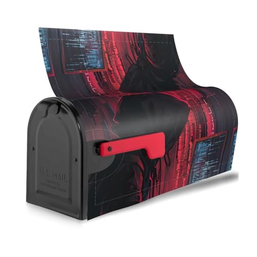 Hacker Attack Print Charming Waterproof Magnetic Mailbox Cover Cute Decor Mailbox Wraps for Standard Hacker Attack Print Charming Waterproof Magnetic Mailbox Cover Cute Decor Mailbox Wraps for Standard von NBAGHPQ
