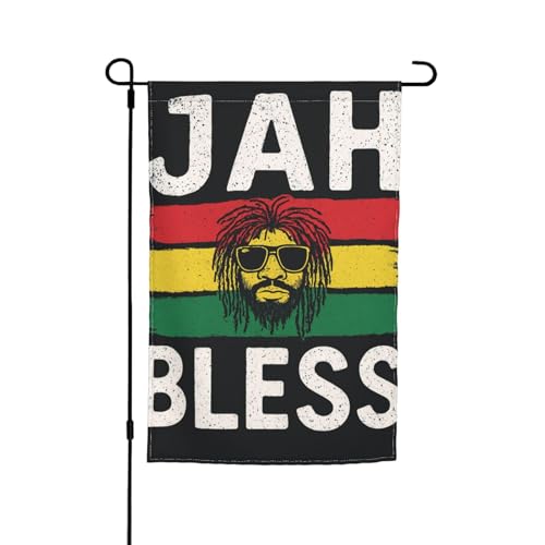 Jah Bless Print Verschiedene Flaggen Gartenflagge Outdoor Flagge Hofdekoration für Terrasse Veranda oder Rasen Flagge Jah Bless Print Verschiedene Flaggen Gartenflagge Outdoor Flagge Hofdekoration für Terrasse Veranda oder Rasen Flagge von NBAGHPQ
