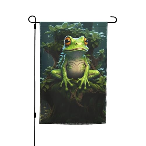 Peace Frog Tree Print Verschiedene Flaggen Gartenflagge Outdoor Flagge Hofdekoration für Terrasse Veranda oder Rasen Flagge Peace Frog Tree Print Verschiedene Flaggen Gartenflagge Outdoor Flagge Hofdekoration für Terrasse Veranda oder Rasen Flagge von NBAGHPQ