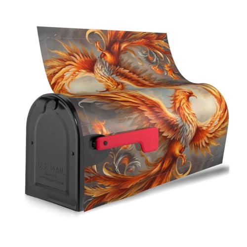 Phoenix Print Charming Waterproof Magnetic Mailbox Cover Cute Decor Mailbox Wraps for Standard Phoenix Print Charming Waterproof Magnetic Mailbox Cover Cute Decor Mailbox Wraps for Standard von NBAGHPQ