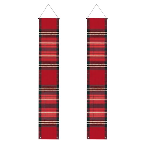 Plaid-Banner mit rotem und schwarzem Druck, festliche Atmosphäre, für jeden Anlass, für drinnen und draußen, Tür, Veranda, mehr Plaid-Banner mit rotem und schwarzem Druck, festliche Atmosphäre, für jeden Anlass, für drinnen und draußen, Tür, Veranda, mehr von NBAGHPQ
