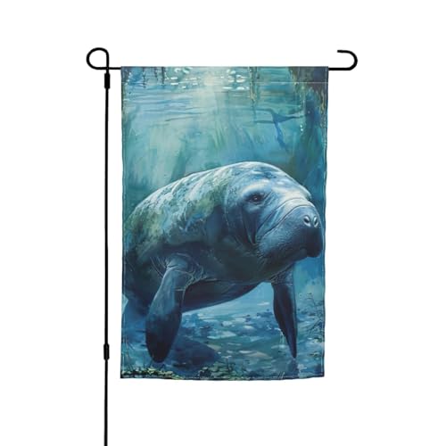 Seekuh Tiere Druck Verschiedene Flaggen Gartenflagge Outdoor Flagge Hofdekoration für Terrasse Veranda oder Rasen Flagge Seekuh Tiere Druck Verschiedene Flaggen Gartenflagge Outdoor Flagge Hofdekoration für Terrasse Veranda oder Rasen Flagge von NBAGHPQ