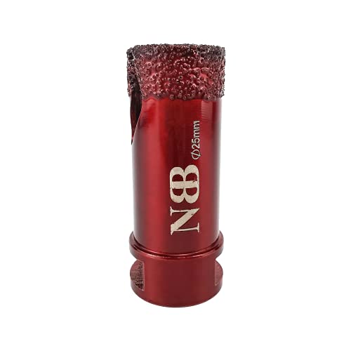 NBB vakuumgelötete Diamant lochsäge mit M14 zum professionellen Trocken- oder Nass bohren auf hartem Porzellan, Keramik, Fliesen, Granit, Marmor, schnell, langlebig, für Winkelschleifer (1,25mm) von NBB