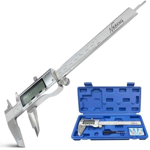 Digitaler Messschieber, 150 mm digitaler Messschieber mit speziellem elektronischem Display, kann automatisch die Umwandlung von Zoll/Millimeter/Bruchteil einstellen Digitaler Messschieber, 150 mm digitaler Messschieber mit speziellem elektronischem Display, kann automatisch die Umwandlung von Zoll/Millimeter/Bruchteil einstellen von NBBENG