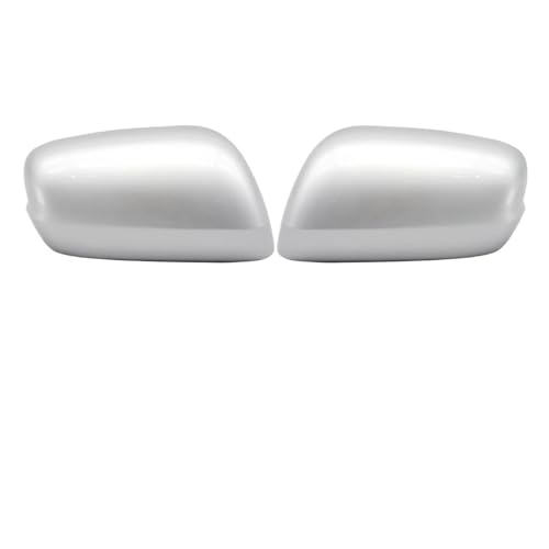 NBCNZCTSAS 2Pcs Fit for Honda Fit Jazz GE6 GE8 2009 2010 2011 2012 2013 Auto Externe Rückspiegel Shell gehäuse Abdeckung Flügel Seite Spiegel Kappe(Silver LH RH) von NBCNZCTSAS