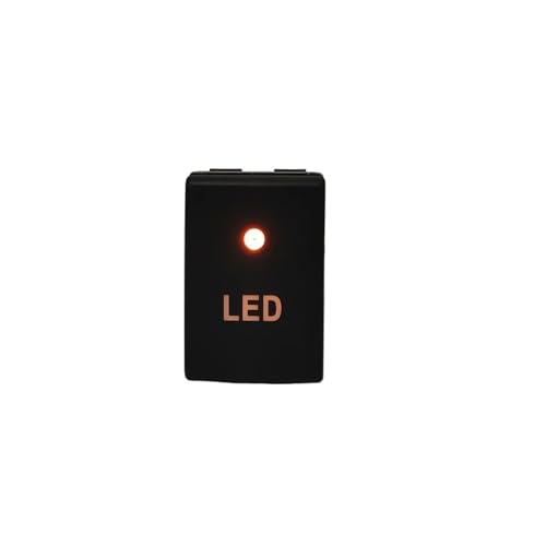 NBCNZCTSAS Auto-LED-Licht Nebelscheinwerfer Schalter Heckdiffusor Druckknopf Zubehör Passend for Suzuki Jimny 2007-2015 Auto Styling(LED) von NBCNZCTSAS