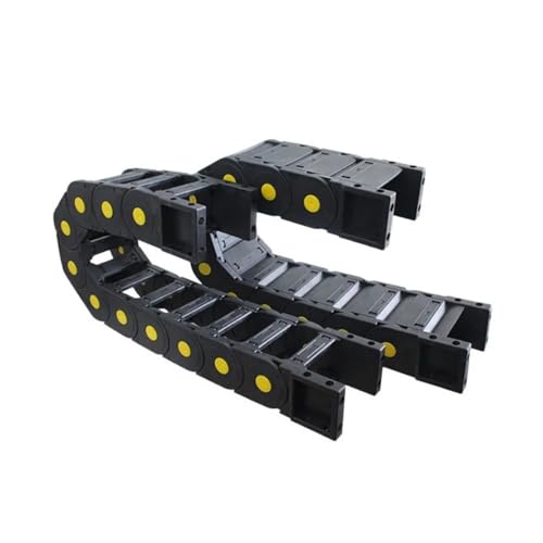 NBCNZCTSAS Große Kabelschleppkette 45 x 60 mm 75 mm 100 mm 125 mm 150 mm 200 mm L1000 mm Nylon-Kabelschleppketten-Drahtträger mit Endverbindern(100,45X200MM_Bridge Type) von NBCNZCTSAS