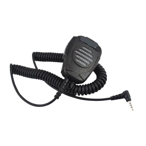 NBCNZCTSAS Hiroyasu Handmikrofon Lautsprechermikrofon 3,5 mm Y-Stecker passend for HIROYASU HI-R23 Zello Walkie Talkie Vertex Standard VX-531 von NBCNZCTSAS