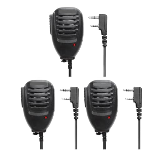 NBCNZCTSAS Original tragbares Funkgerät, passend for Pofung UV-5R BF-888S, passend for BaoFeng-Handmikrofon for Walkie-Talkie BFUV5R(3PCS) von NBCNZCTSAS
