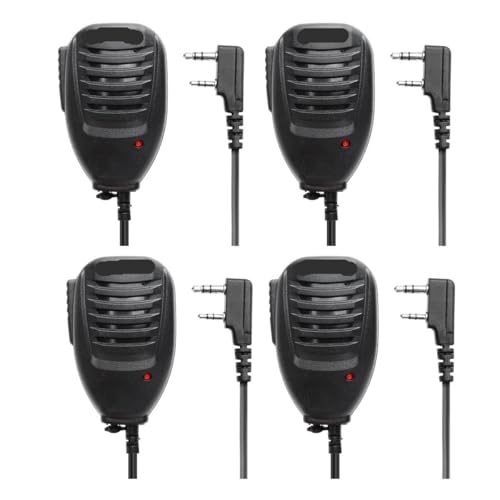 NBCNZCTSAS Original tragbares Funkgerät, passend for Pofung UV-5R BF-888S, passend for BaoFeng-Handmikrofon for Walkie-Talkie BFUV5R(4PCS) von NBCNZCTSAS