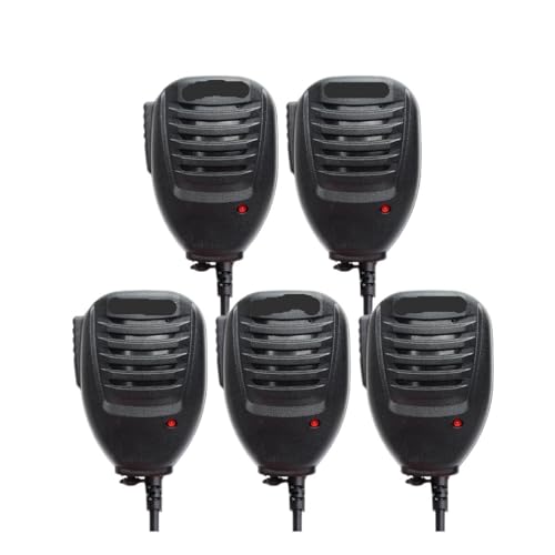 NBCNZCTSAS Original tragbares Funkgerät, passend for Pofung UV-5R BF-888S, passend for BaoFeng-Handmikrofon for Walkie-Talkie BFUV5R(5PCS) von NBCNZCTSAS
