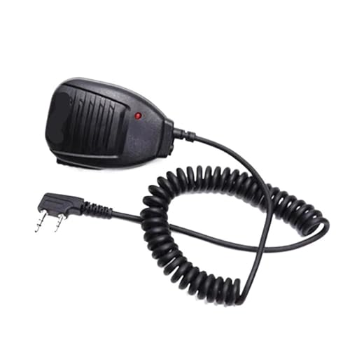 NBCNZCTSAS Passend for BF-888S UV5R Walkie Talkie Handlautsprechermikrofon Handlautsprechermikrofon Ersatzzubehör Walkie Talkie Teile von NBCNZCTSAS